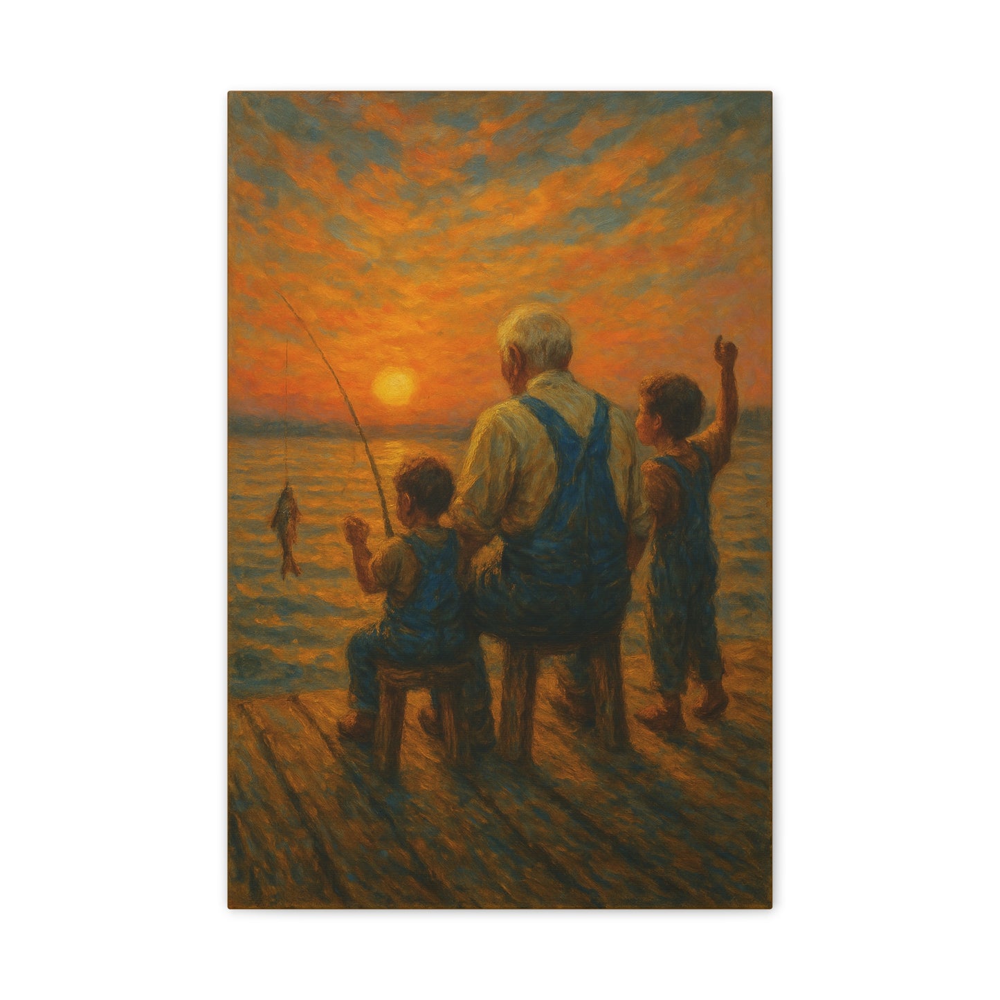 Lessons by the Water — Canvas Art