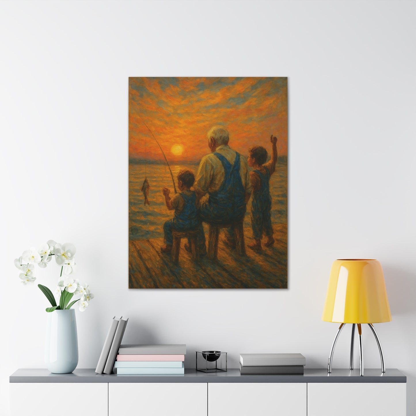 Lessons by the Water — Canvas Art