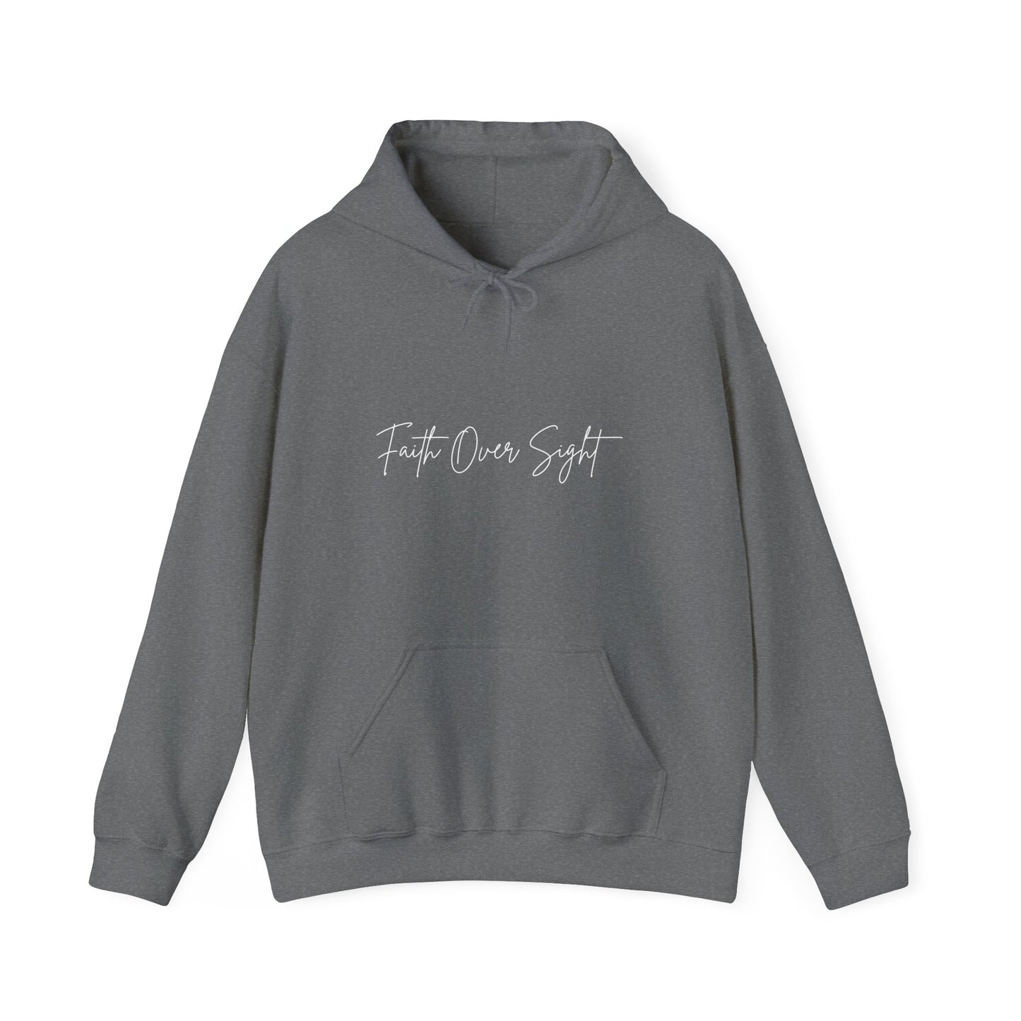 Faith Over Sight Hooded Sweatshirt - Unisex Heavy
