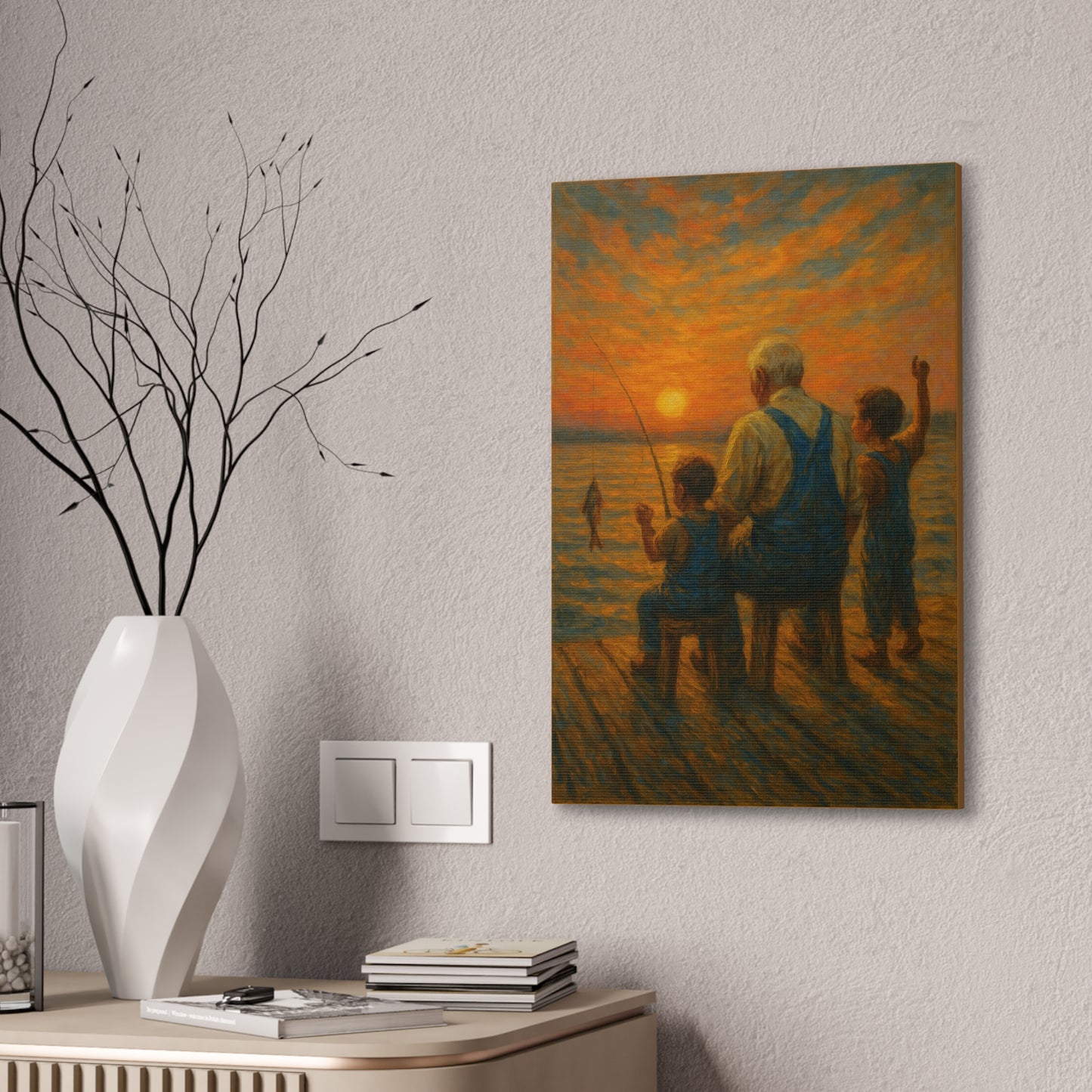 Lessons by the Water — Canvas Art