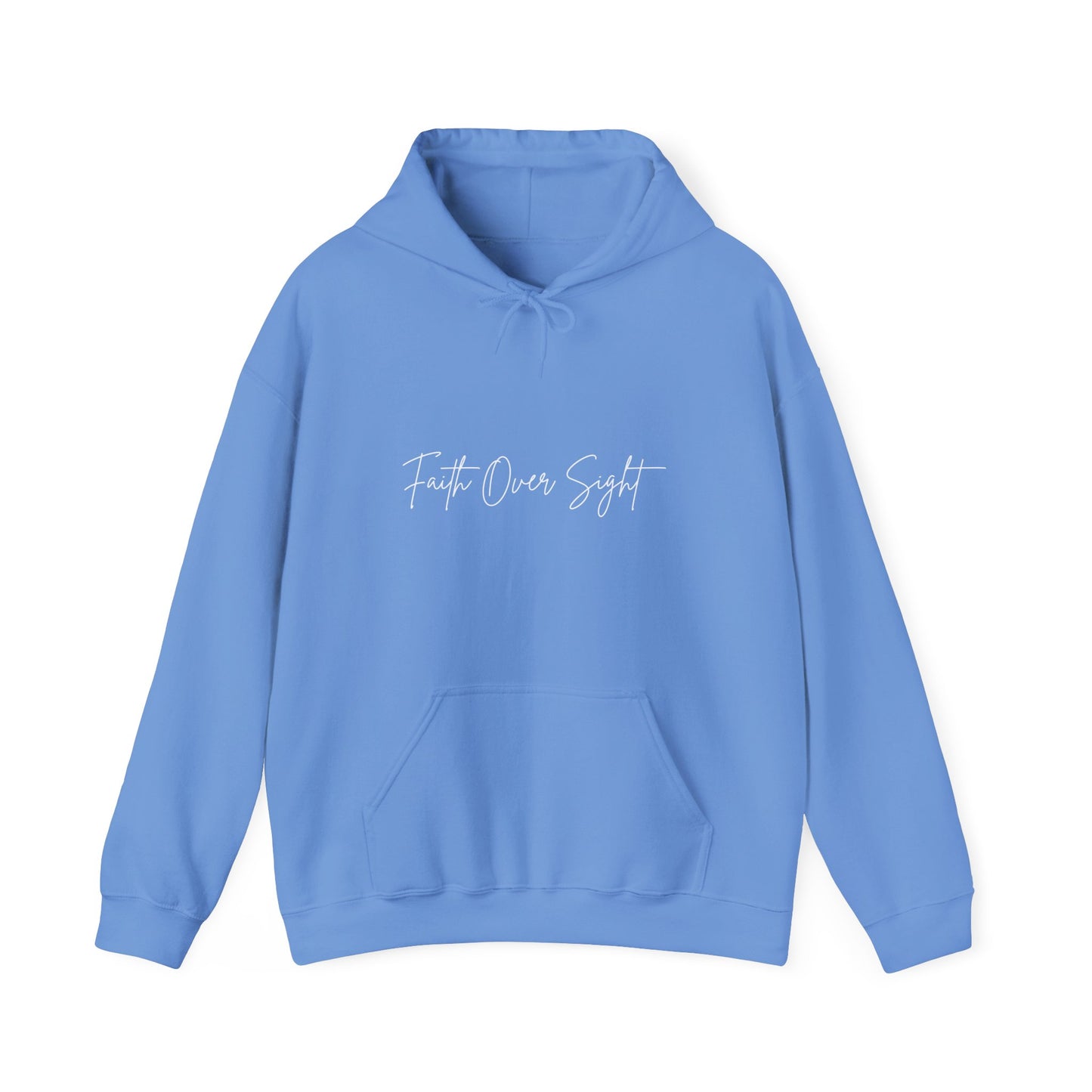 Faith Over Sight Hooded Sweatshirt - Unisex Heavy