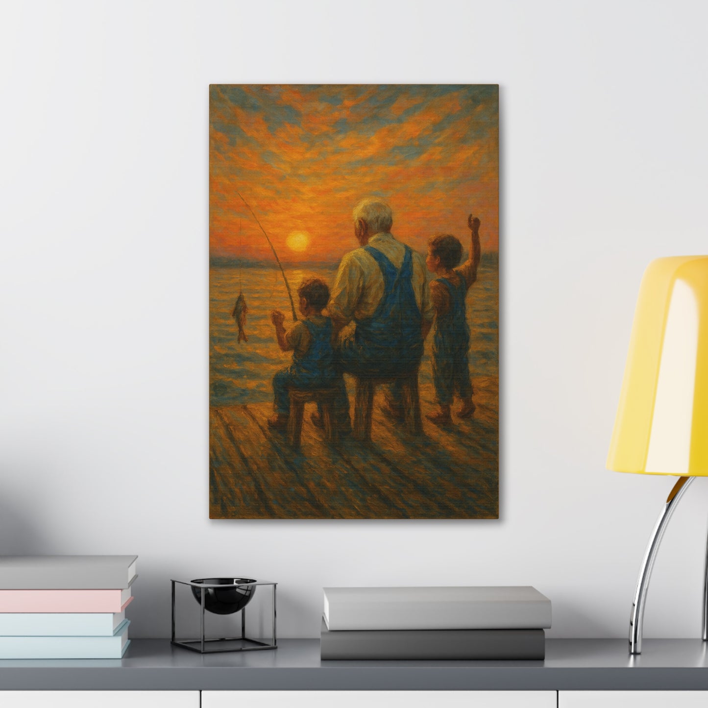 Lessons by the Water — Canvas Art