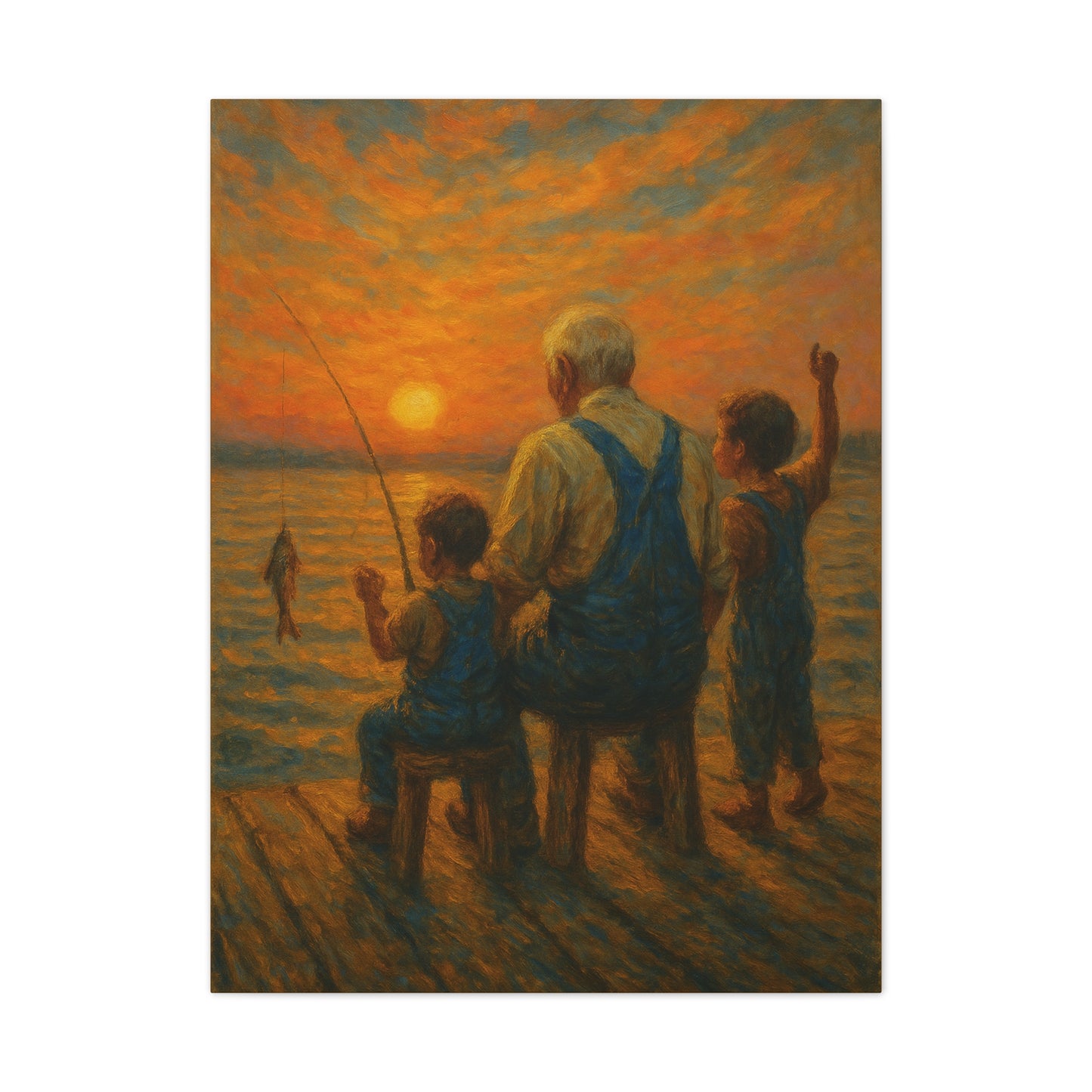 Lessons by the Water — Canvas Art