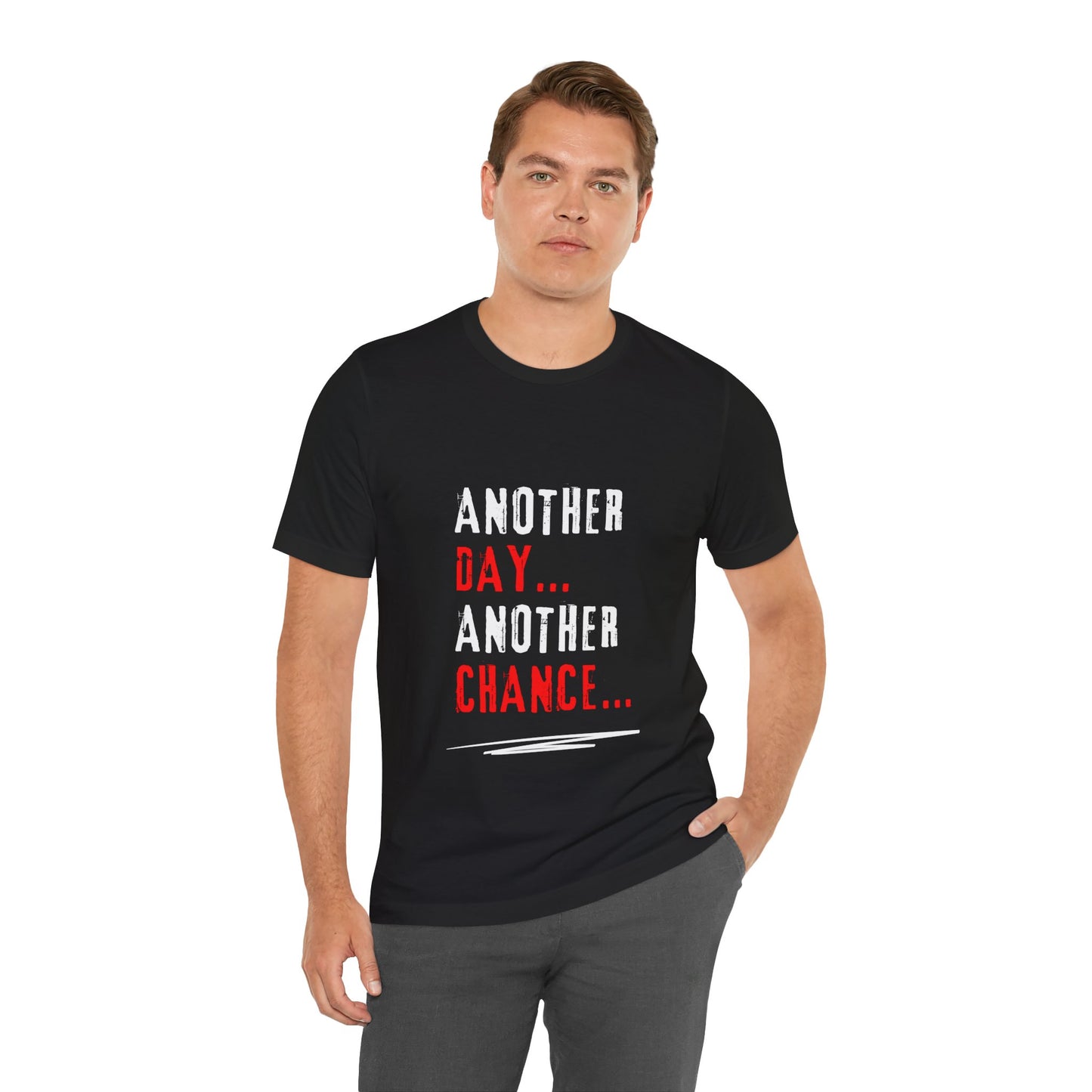 Unisex Tee - Another Day, Another Chance Red