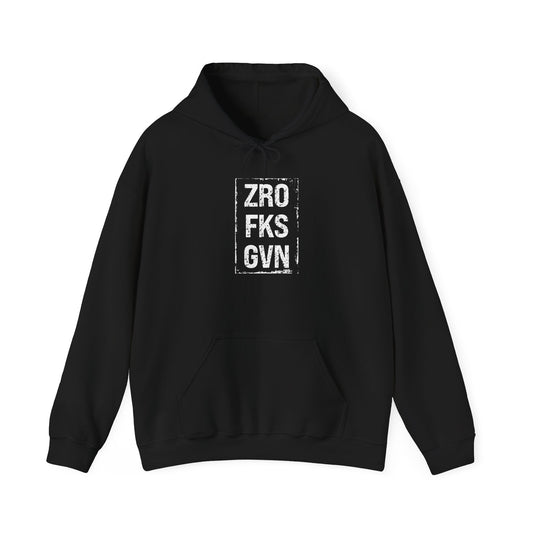 Zero F's Given Hoodie