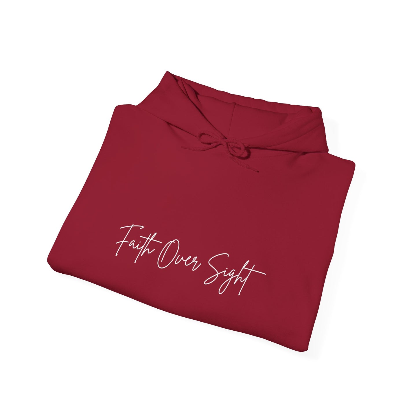 Faith Over Sight Hooded Sweatshirt - Unisex Heavy