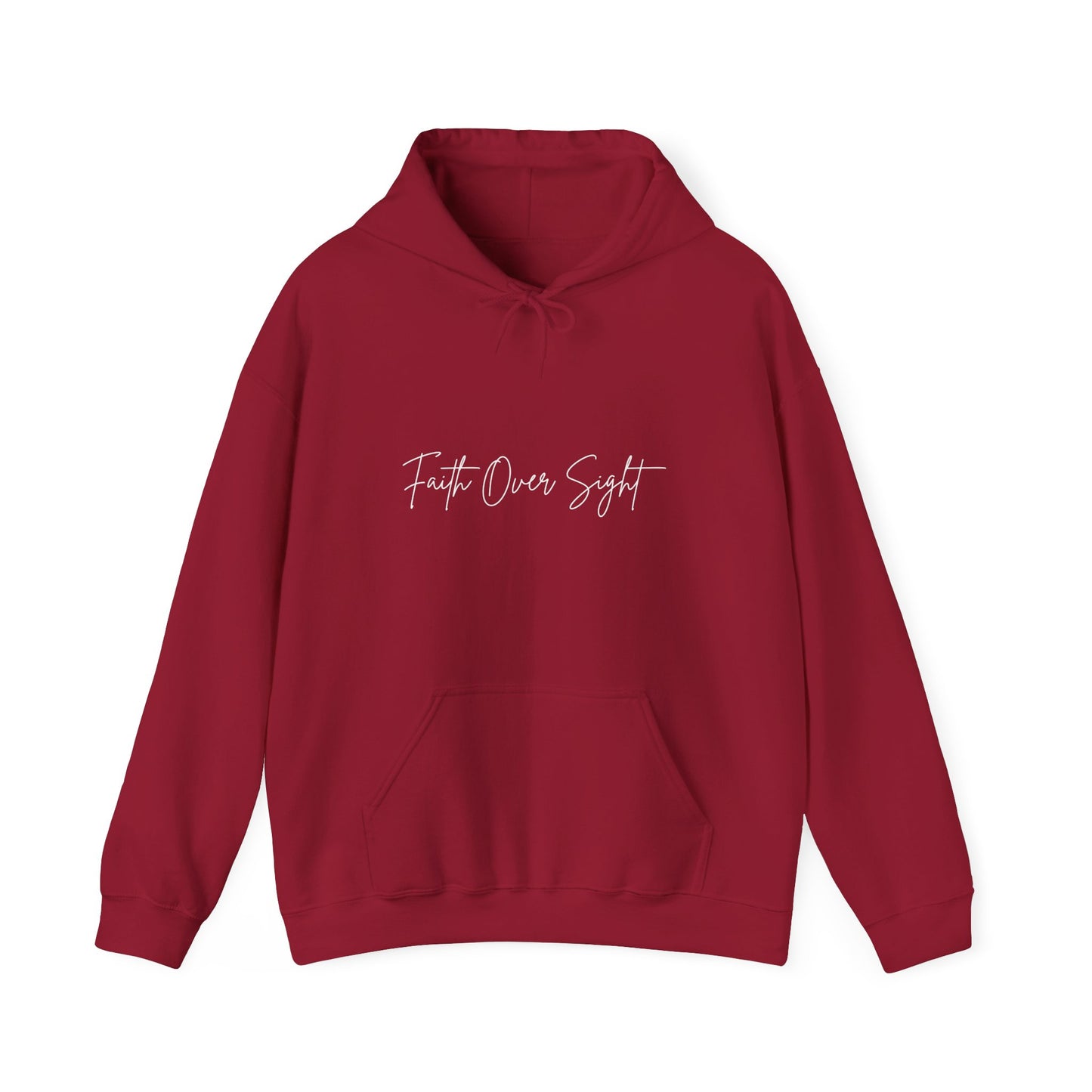 Faith Over Sight Hooded Sweatshirt - Unisex Heavy